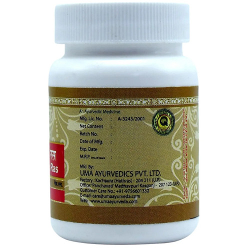 Uma Ayurveda Ajeernakantak Ras (80 Tablets)
