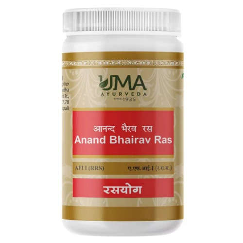 Uma Ayurveda Anand Bhairav Ras (1000 Tablets)
