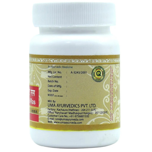 Uma Ayurveda Ardhang Vatari Ras (80 Tablets)