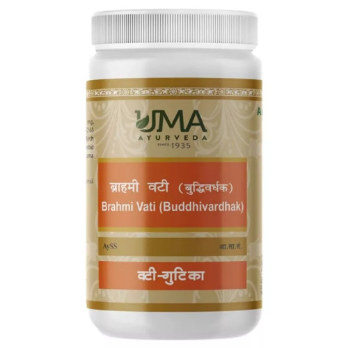 Uma Ayurveda Bramhi Vati (Buddhivardhak) (1000 Tablets)