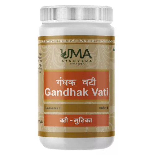 Uma Ayurveda Gandhak Vati (1000 Tablets)