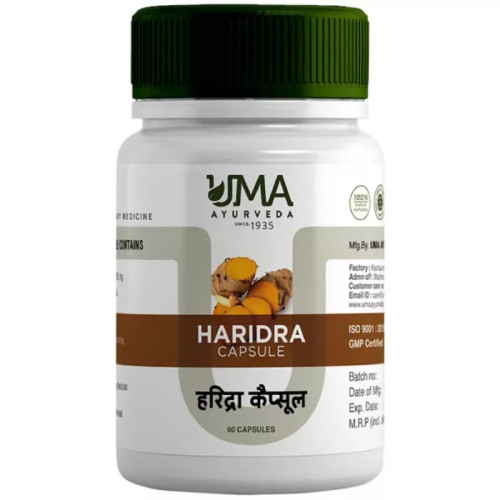 Uma Ayurveda Haridra  Capsulesule (60 Capsules)