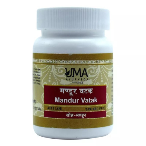 Uma Ayurveda Mandur Vatak (80 Tablets)