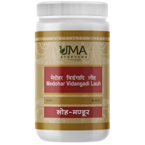 Uma Ayurveda Medohar Vidangadi Lauh (1000 Tablets)