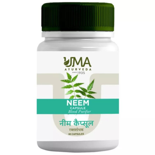 Uma Ayurveda Neem  Capsulesule (60 Capsules)