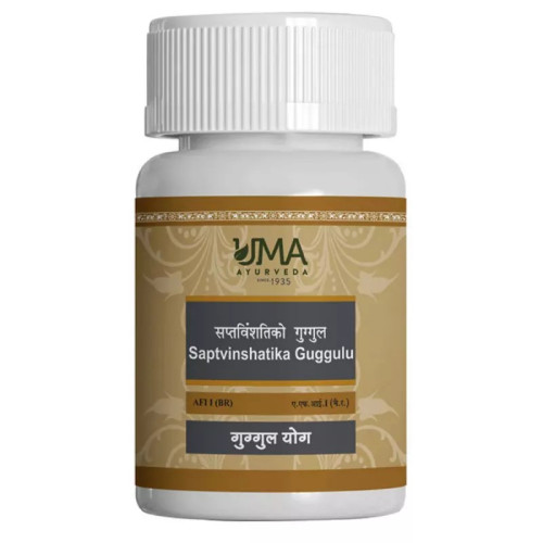 Uma Ayurveda Saptvinshtika Guggulu (80 Tablets)