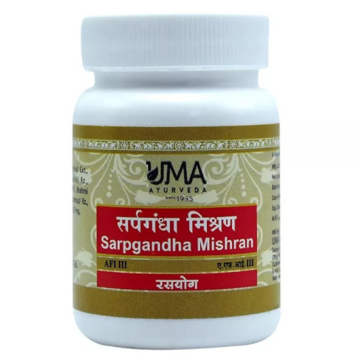 Uma Ayurveda Sarpgandha Mishran (80 Tablets)