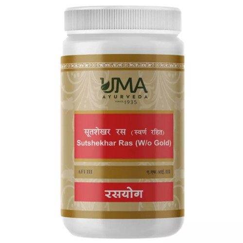 Uma Ayurveda Sutshekhar Ras (W/O Gold) (1000 Tablets)