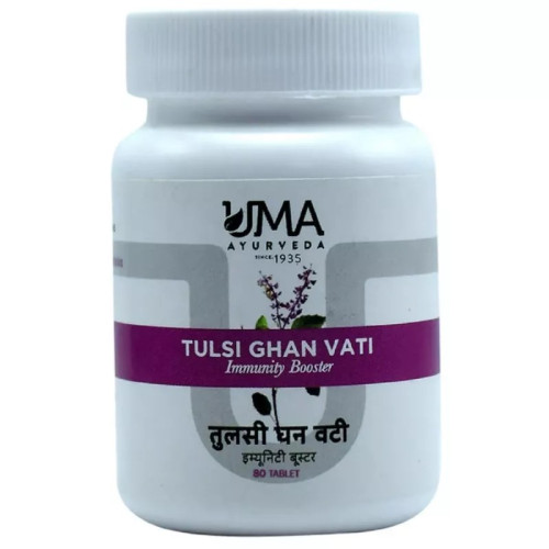 Uma Ayurveda Tulsi Ghan Vati (80 Tablets)