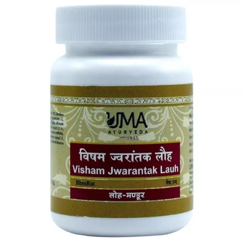 Uma Ayurveda Visham Jwarantak Lauh (80 Tablets)