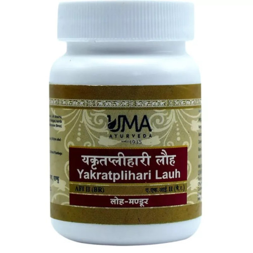 Uma Ayurveda Yakratplihari Lauh (80 Tablets)