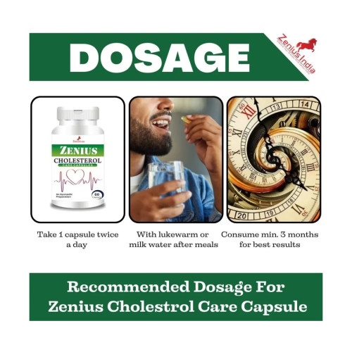 Zenius India Cholestrol Care  Capsules (60cap)