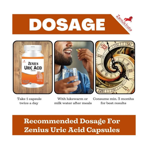 Zenius India Uric Acid Care  Capsules (60cap)