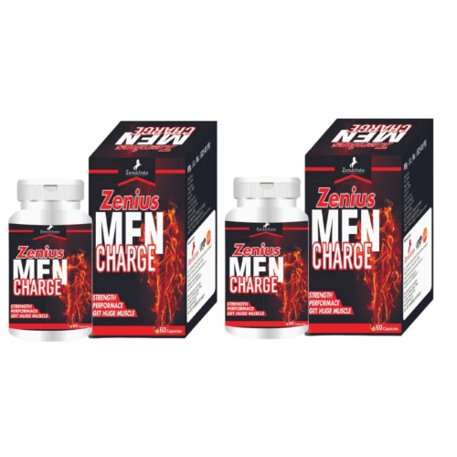 Zenius India Men Charge (60cap, Pack of 2)