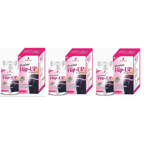Zenius India Hip Up  Capsules (60cap, Pack of 3)