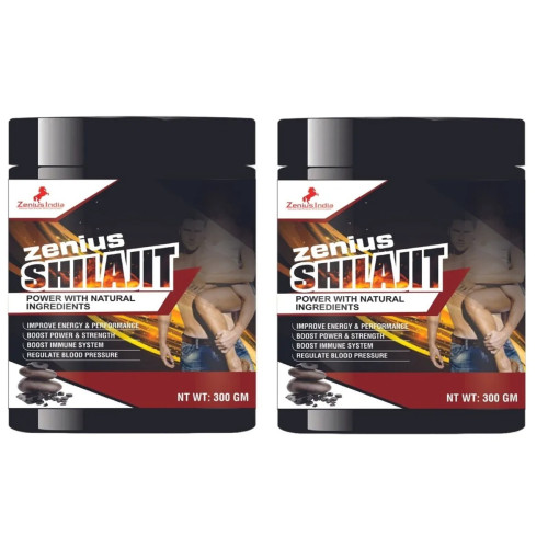 Zenius India Shilajit Powder (300g, Pack of 2)