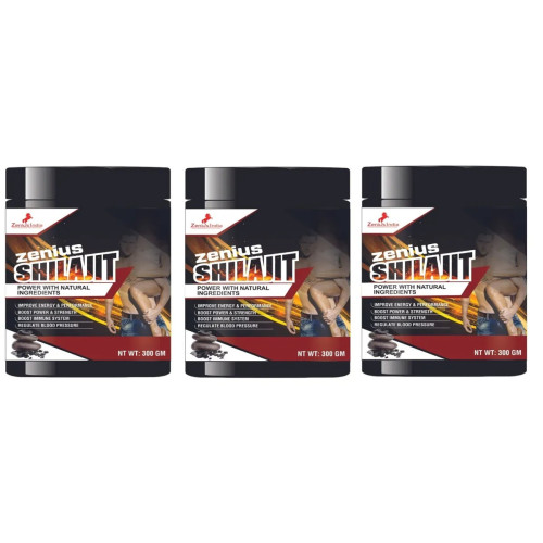 Zenius India Shilajit Powder (300g, Pack of 3)