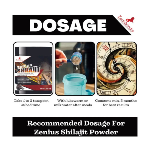 Zenius India Shilajit Powder (300g, Pack of 3)