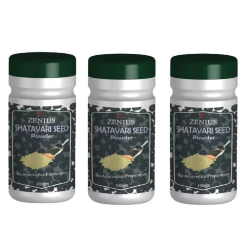 Zenius India Shatavari Seed Powder (100g, Pack of 3)