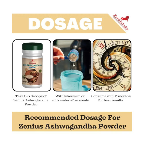 Zenius India Ashwagandha Powder (100g, Pack of 2)