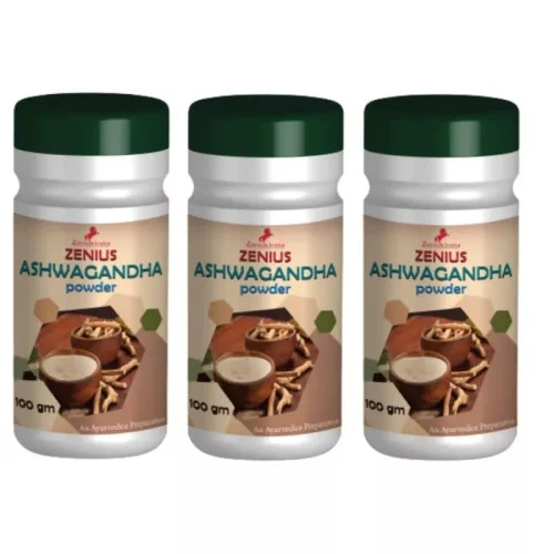 Zenius India Ashwagandha Powder (100g, Pack of 3)