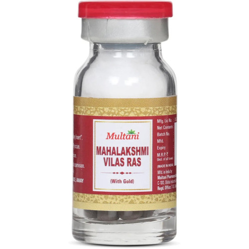 Multani Mahalaxmi Vilas Ras With Gold (30 Tablets)