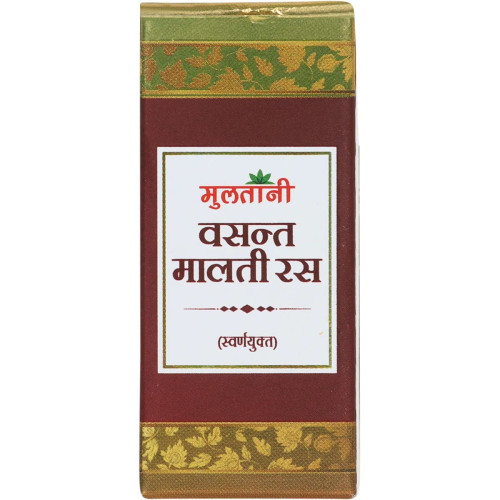 Multani Vasant Malati Ras With Gold (10 Tablets)