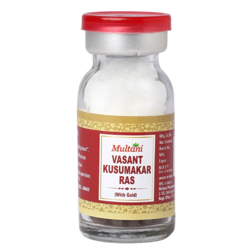 Multani Vasant Kusumkar Ras With Gold (10 Tablets)