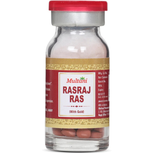 Multani Rasraj Ras With Gold (10 Tablets)