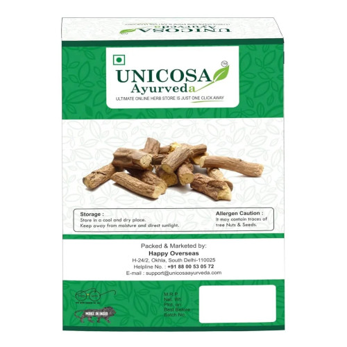 Unicosa Ayurveda Mulethi Sticks Original (100g)