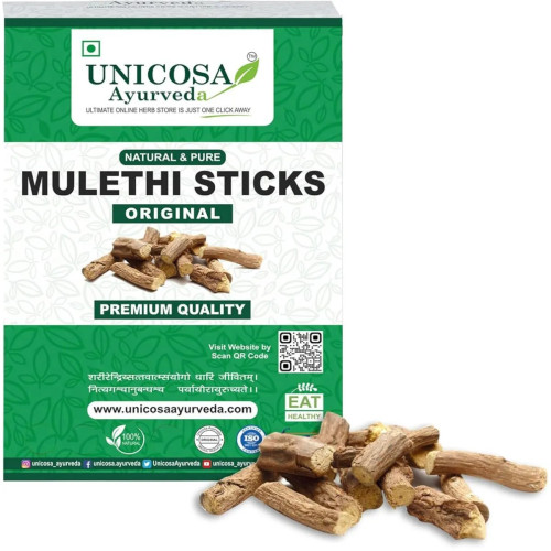 Unicosa Ayurveda Mulethi Sticks Original (200g, Pack of 4)