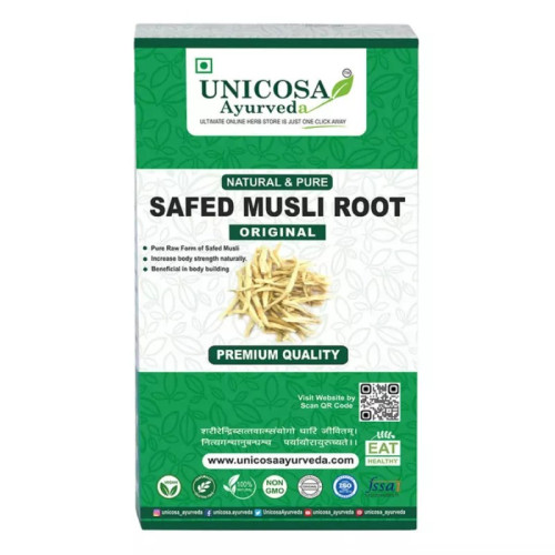 Unicosa Ayurveda Safed Musli Root Original (100g)