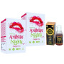 Pakiza Unani Arabian Nights Prash + Golden Knight Oil (Prash Each 125g + Free Oil 25ml ) (1Pack)