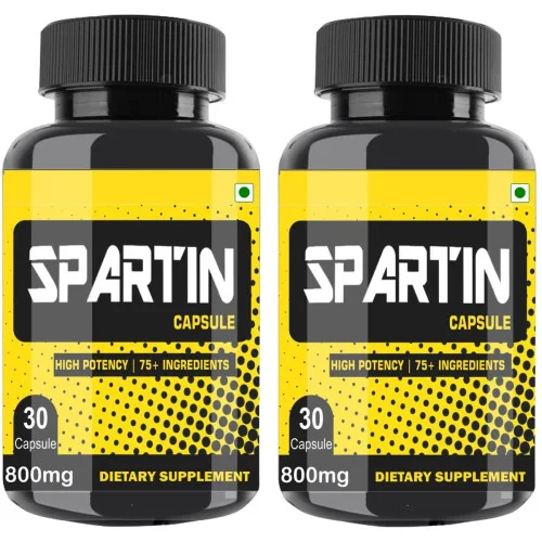 Spartin High Potencyc  Capsules (30 Capsules, Pack of 2)