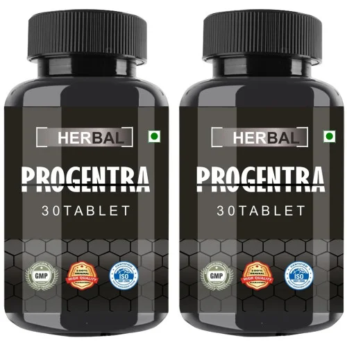 Herbal Progentra 30  Tablet World best (30 Capsules, Pack of 2)