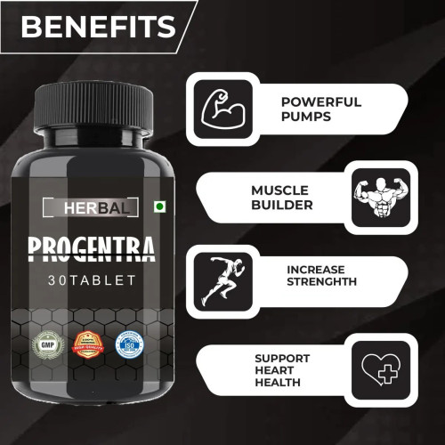 Herbal Progentra 30  Tablet World best (30 Capsules, Pack of 2)