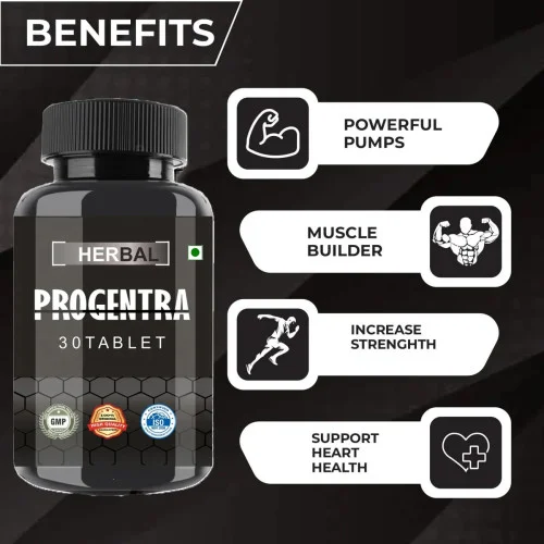 Herbal Progentra 30  Tablet World best (30 Capsules, Pack of 2)