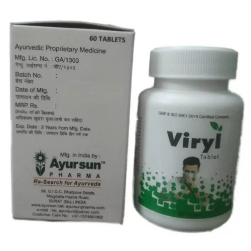 Ayursun Pharma Viryl  Tablet (60 Tablets)