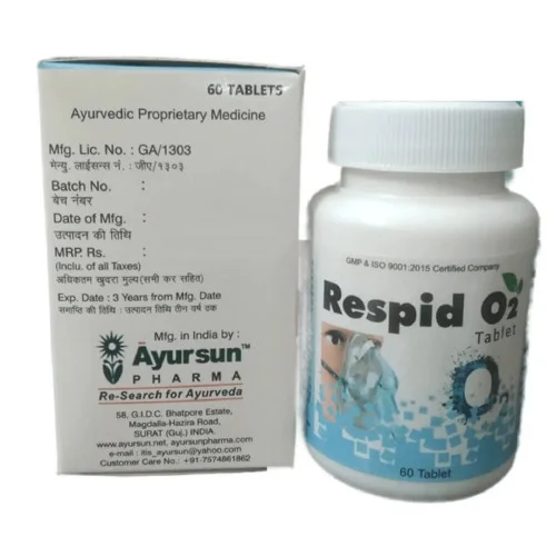 Ayursun Pharma Respid O2  Tablet (60 Tablets)