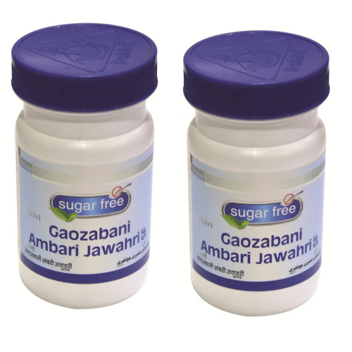 Dehlvi Remedies Gaozabani Ambari Jawahri (Suger free) (250g, Pack of 2)
