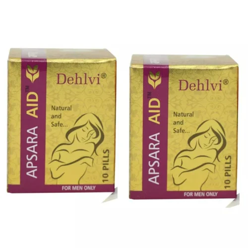 Dehlvi Remedies Apsara-Aid (10Pills, Pack of 2)