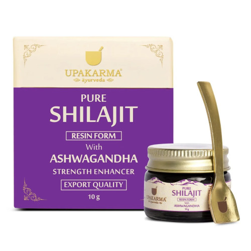 Upakarma Ayurveda Pure Shilajeet with Ashwagandha (10g)