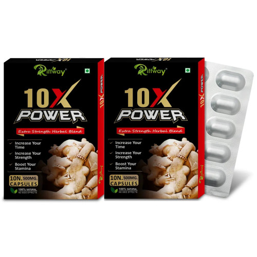 Riffway 10X Power (10 Capsules, Pack of 2)