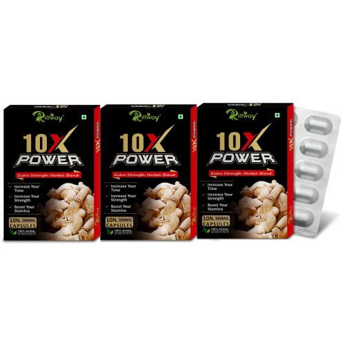 Riffway 10X Power (10 Capsules, Pack of 3)