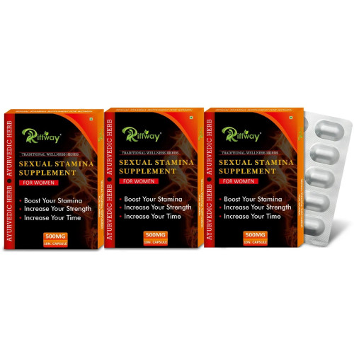 Riffway Sexual Stamina Supplement  Capsules For Women (10 Capsules, Pack of 3)
