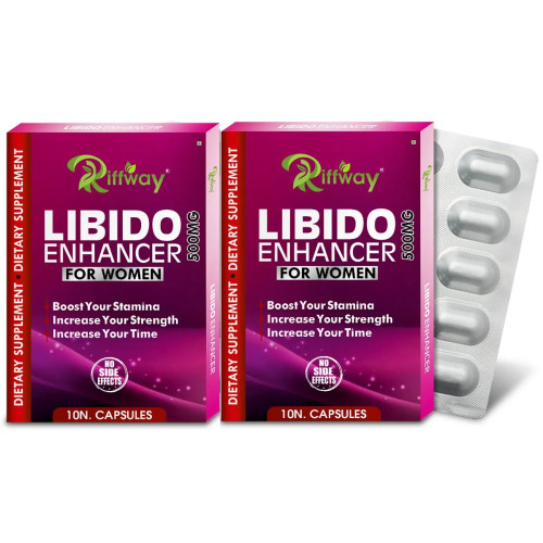 Riffway Libido Enhancer For Women (10 Capsules, Pack of 2)