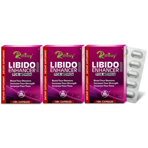 Riffway Libido Enhancer For Women (10 Capsules, Pack of 3)