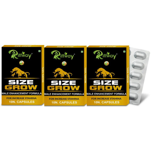 Riffway Size Grow (10 Capsules, Pack of 3)