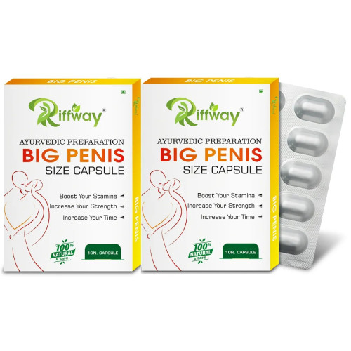 Riffway Big Penis Size (10 Capsules, Pack of 2)