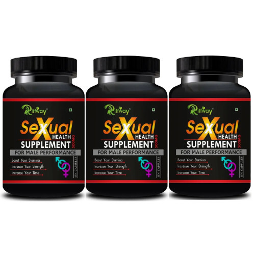 Riffway Sexual Health Supplement (15 Capsules, Pack of 3)
